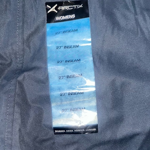 Arctix Women Essential black insulate bib overall XL 16-18 Short 27" inseam New - Picture 12 of 14